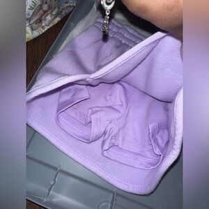 NEW BALANCE Lavender Fleece Shorts